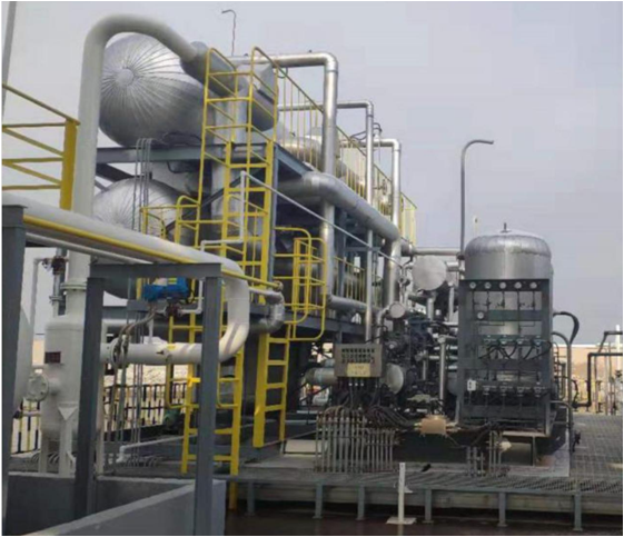 Oil and gas pressurized adsorption recovery and storage equipment