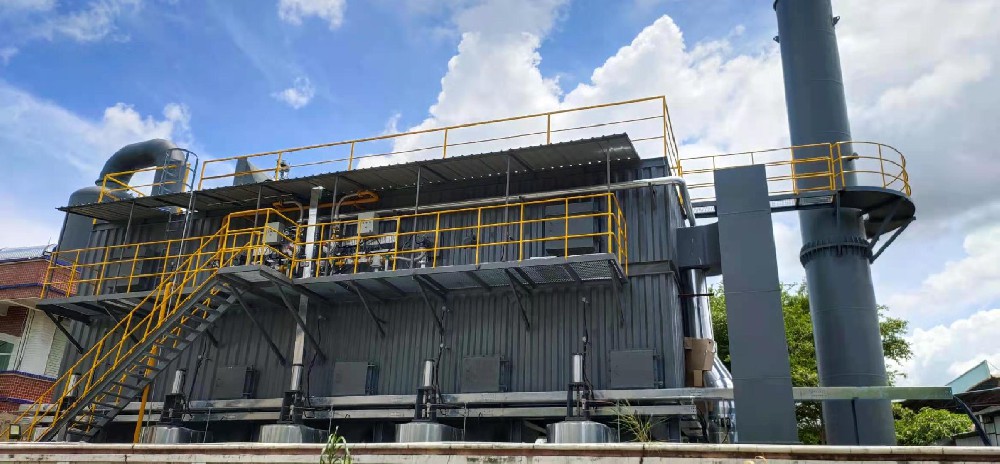 Incinerador catalítico de gases residuales orgánicos